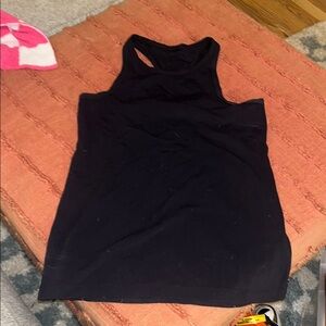 Lululemon align hip length racerback tank top size 10 black